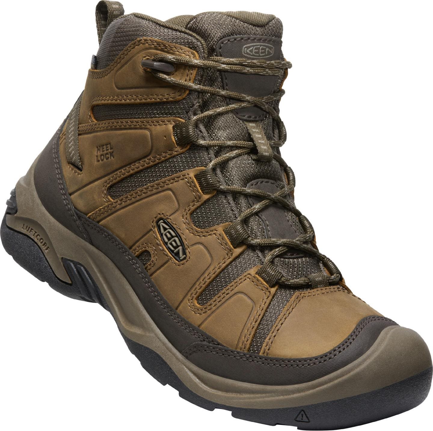 Keen Circadia MID WP Men Bison/Brindle EU 47 Trekové boty