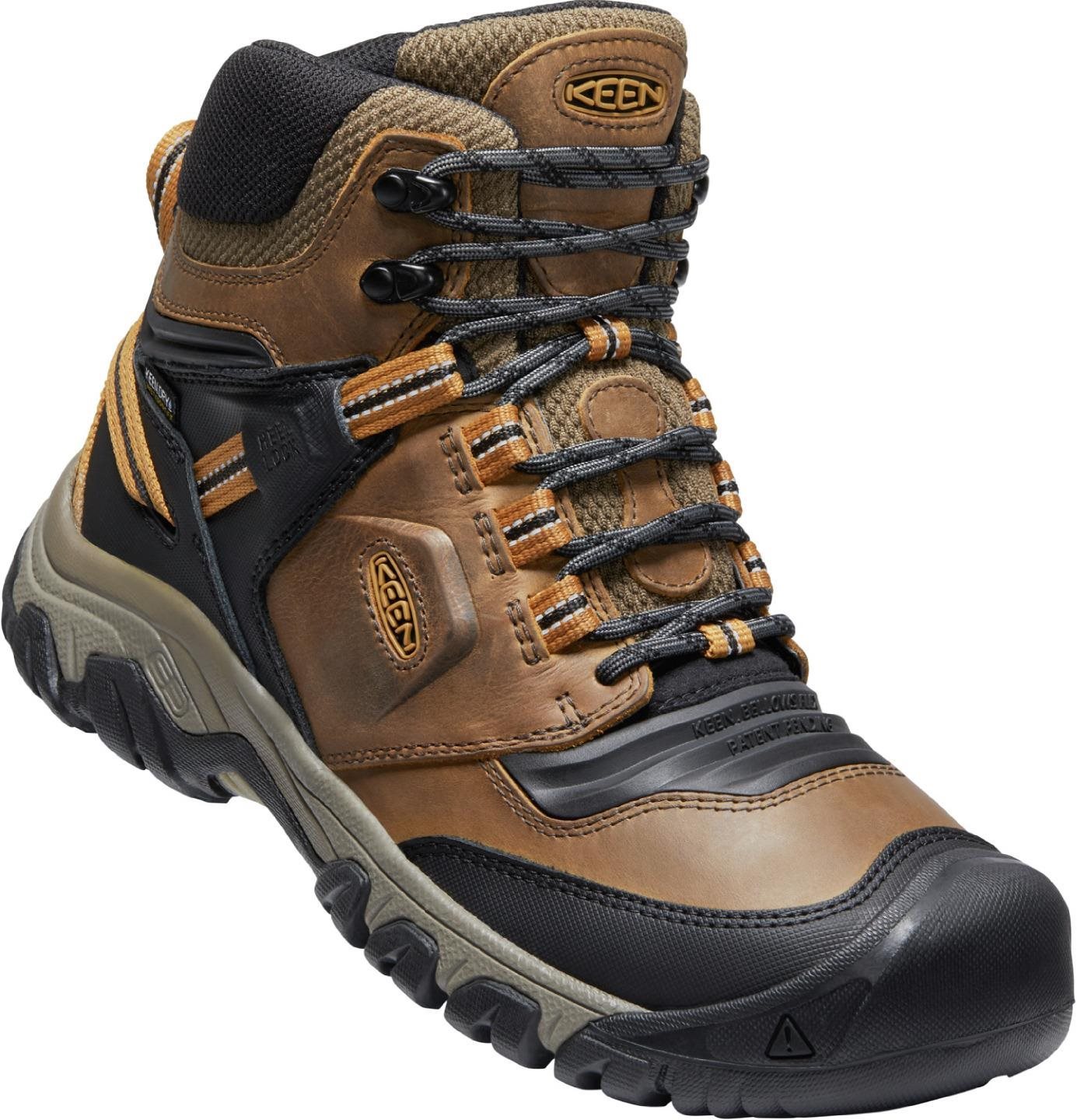 Keen Ridge Flex Mid Wp Men Bison/Golden Brown hnedá/čierna EU...