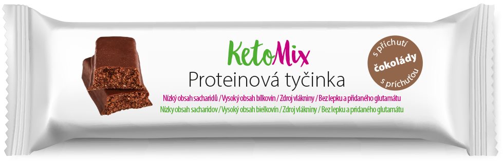 KetoMix Csokoládéízű 40 g Protein szelet