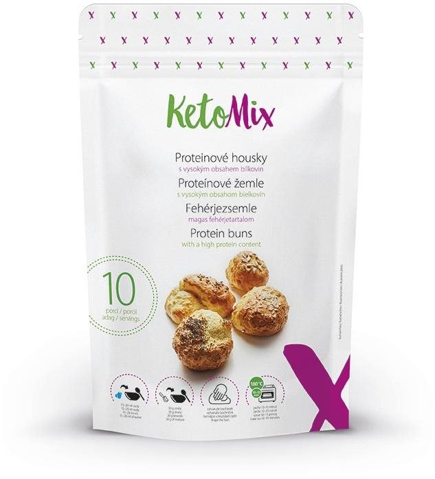 KetoMix Proteínové žemle 300 g (10 porcií) Keto diéta