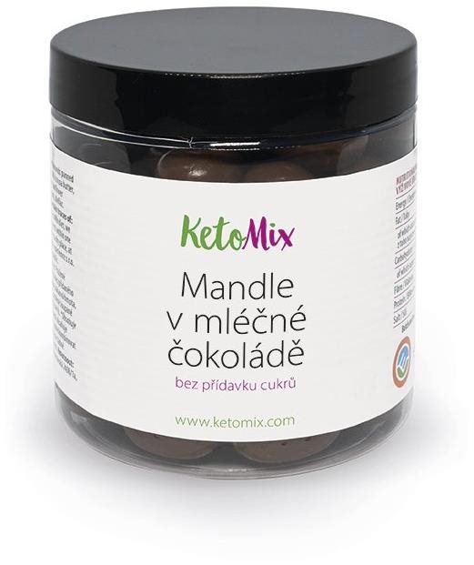 KetoMix Mandula tejcsokoládéban 160 g Ketogén diéta