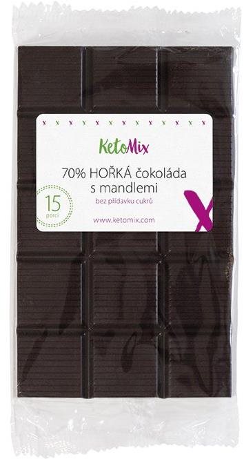 KetoMix 70 % Horká čokoláda 100 g Čokoláda