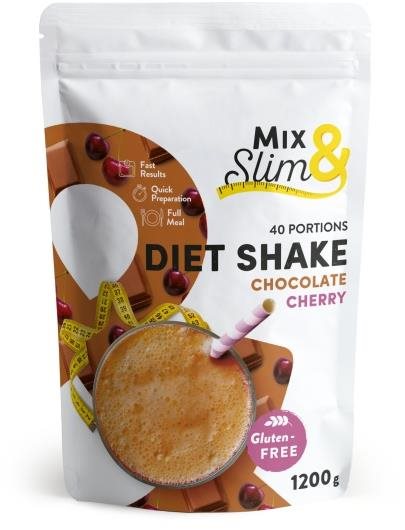 Mix & Slim Dietní koktejl višeň v čokoládě 1200 g (40 porcí)...