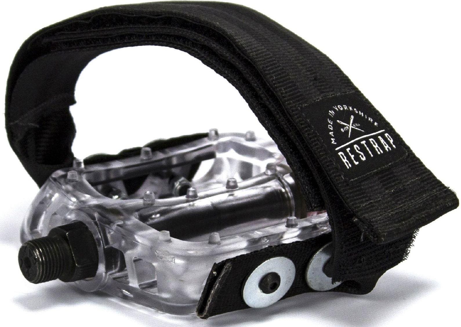 Restrap Cyklistické klipsy Diagonal Pedal Straps – Black...