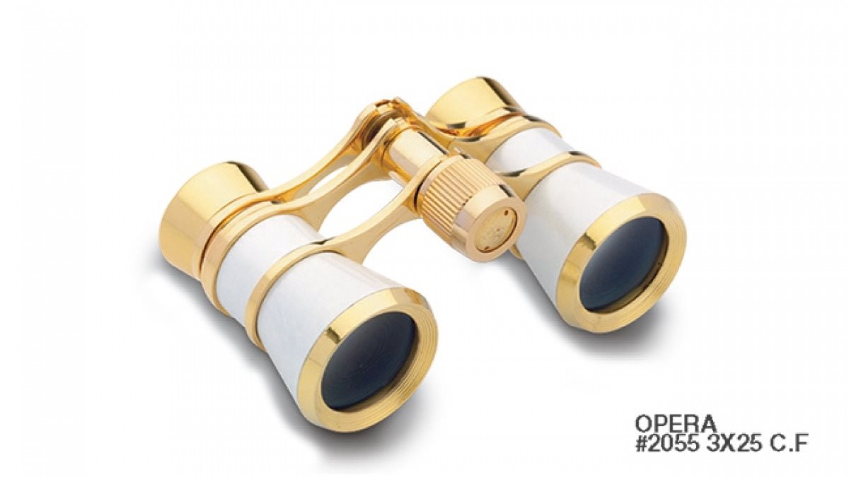 Konus opera - 43 3×25 pearl (bílá) Dalekohled