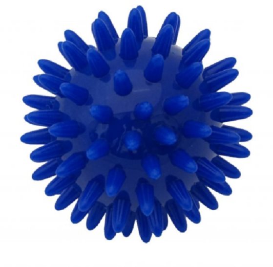 Kine-MAX Pro-Hedgehog Massage Ball – modrý Masážna loptička