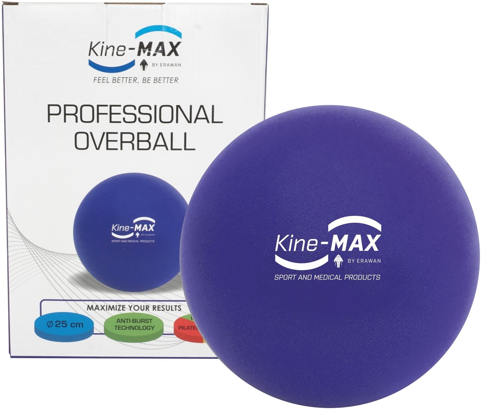 Kine-MAX Professional OverBall  - modrý Overball