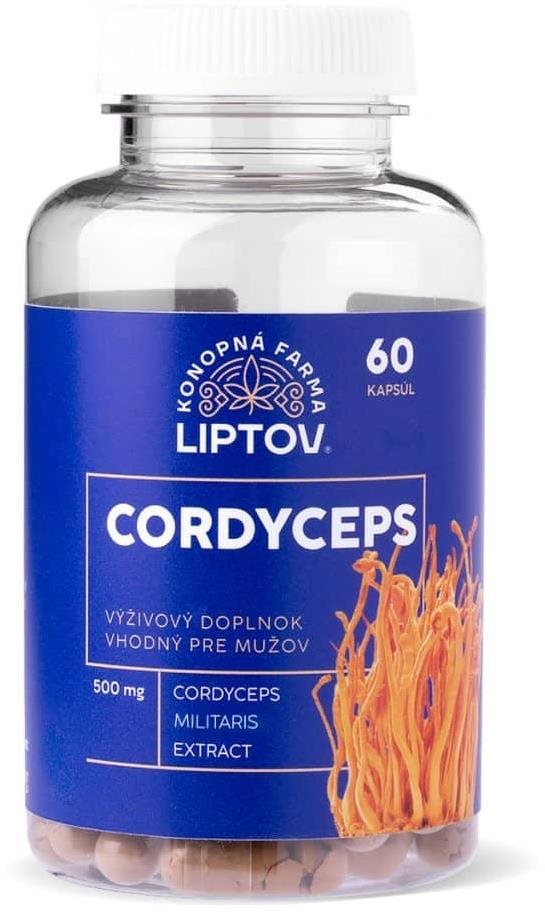 Konopná farma Liptov - Cordyceps 60 kapslí Cordyceps