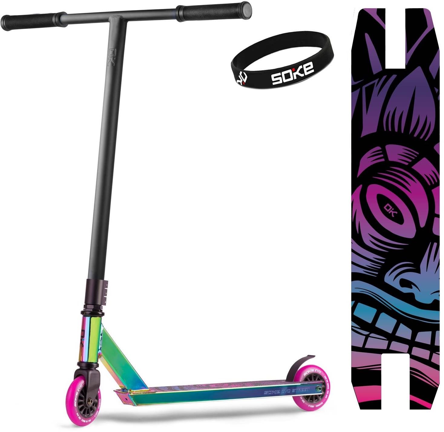 SOKE Evo street Black neochrom performance scooter Kolobežka