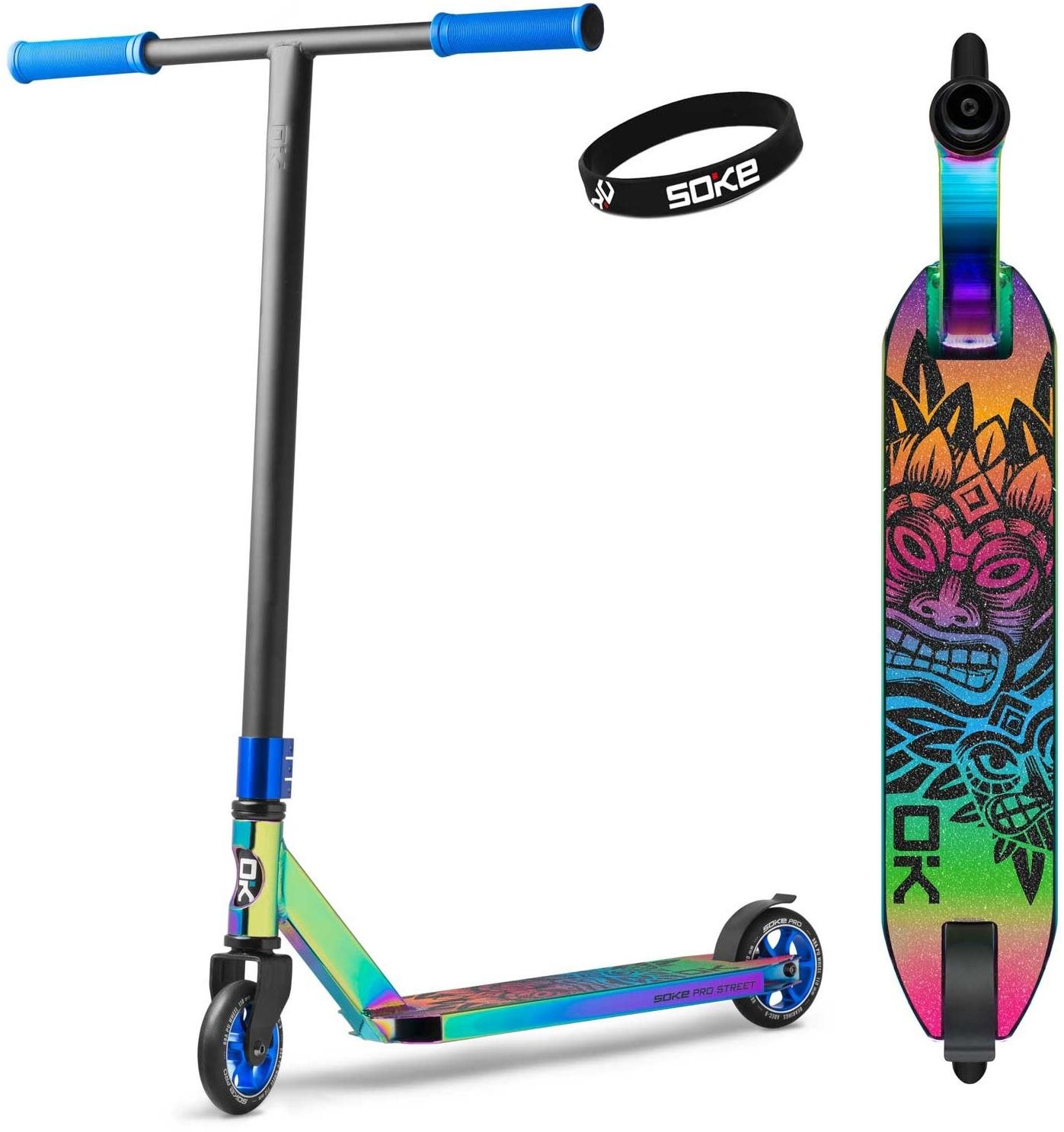 SOKE Pro Street Rainbow performance scooter Kolobežka