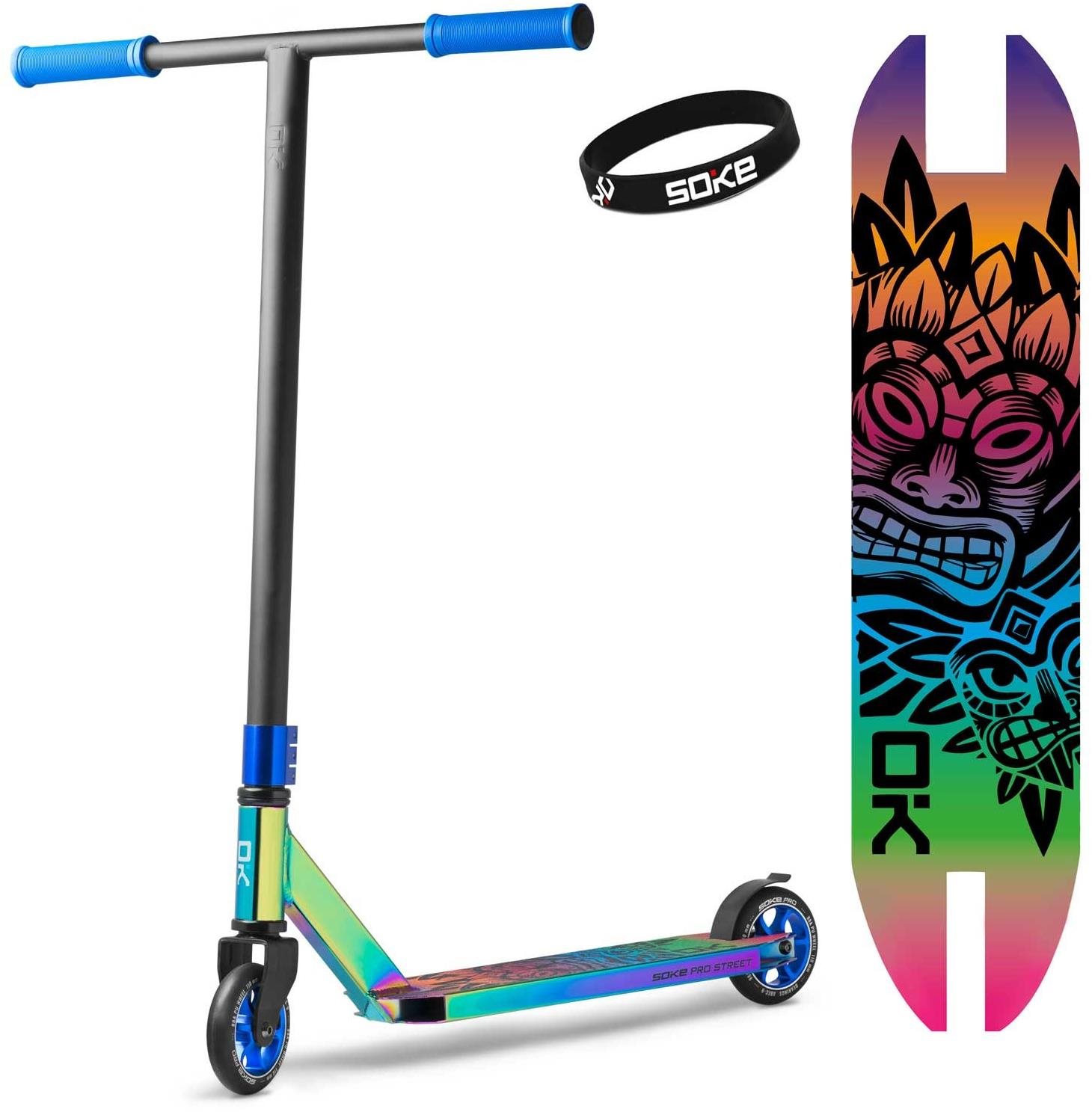 SOKE Pro Street rainbow performance scooter Kolobežka