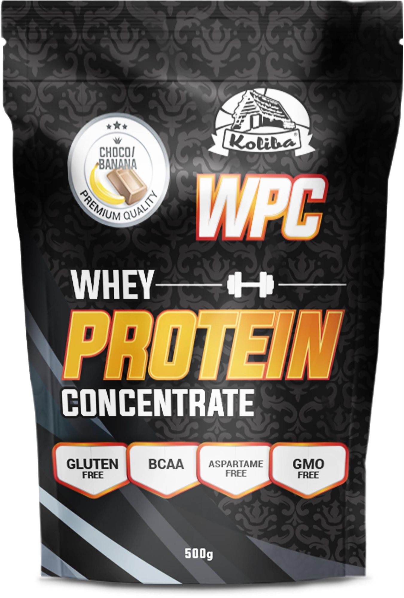 Koliba WPC 1kg, čokoláda/banán Protein