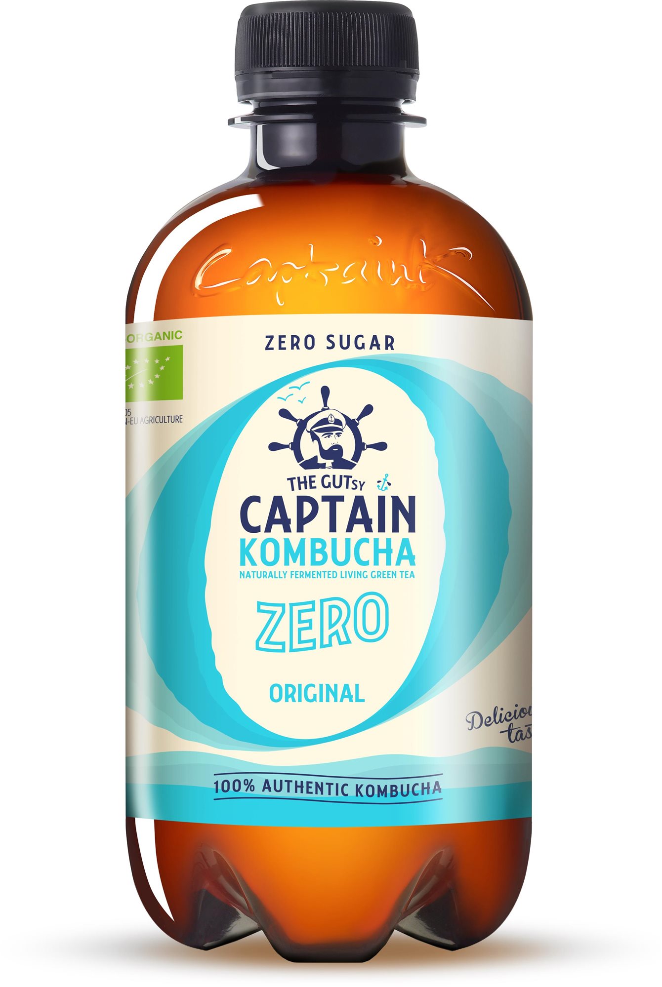 Captain Kombucha ZERO Original 400 ml Nápoj