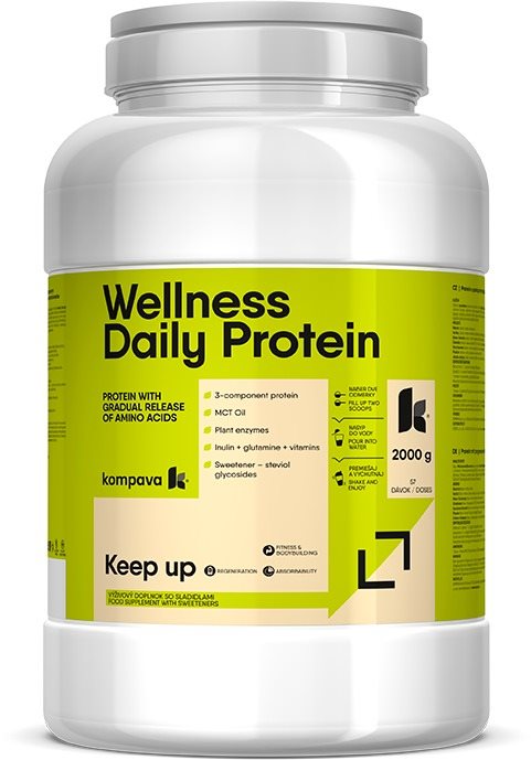 Kompava Wellness Daily Proteín 2 000 g, čokoláda-kokos Proteín