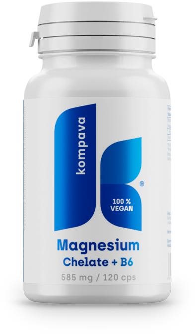 KOMPAVA Magnesium Chelate 585 mg, 120 kapsúl Magnézium