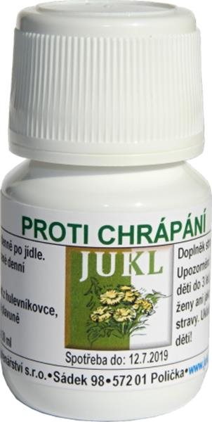 Jukl Proti chrápaniu 30 ml Bylinný extrakt