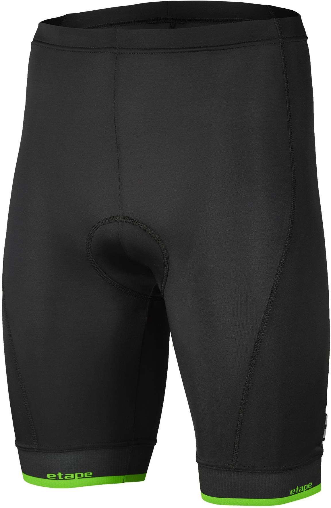 Etape Elite Černá / Zelená 3XL Kraťasy na kolo