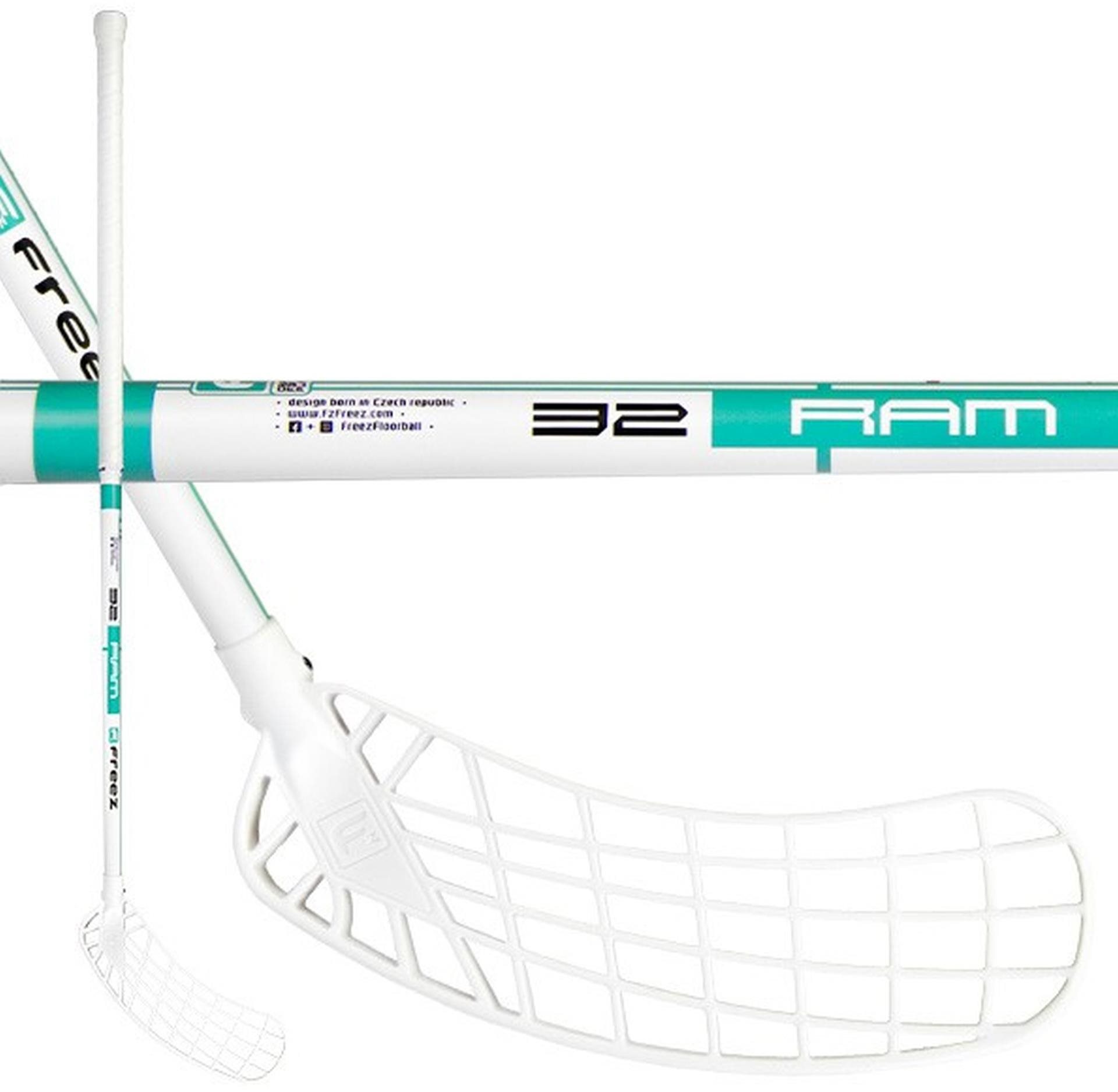 Freez RAM 32 White/Menthol P Florbalová hokejka