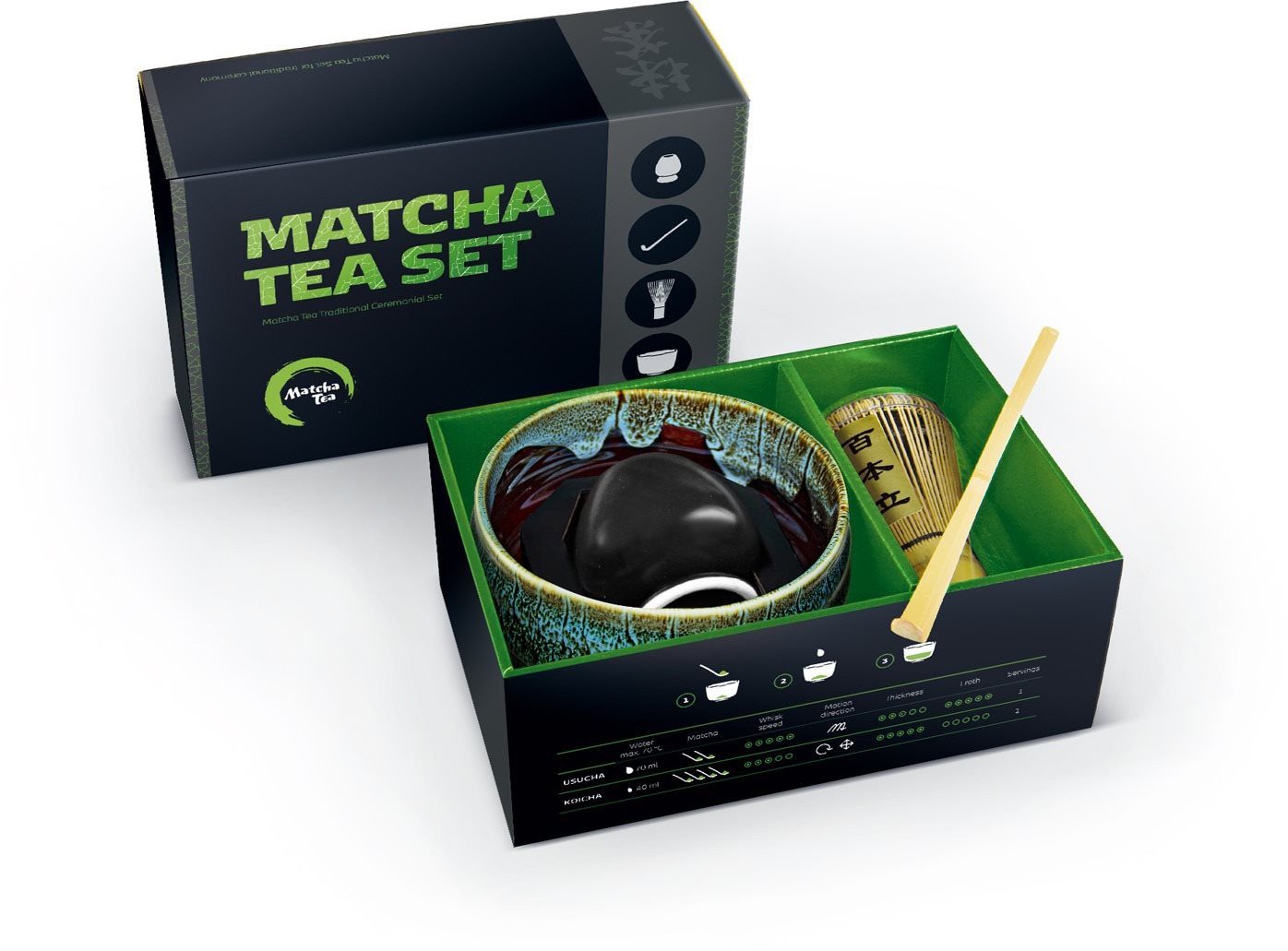 Matcha Tea súprava Kaoru Čajová súprava