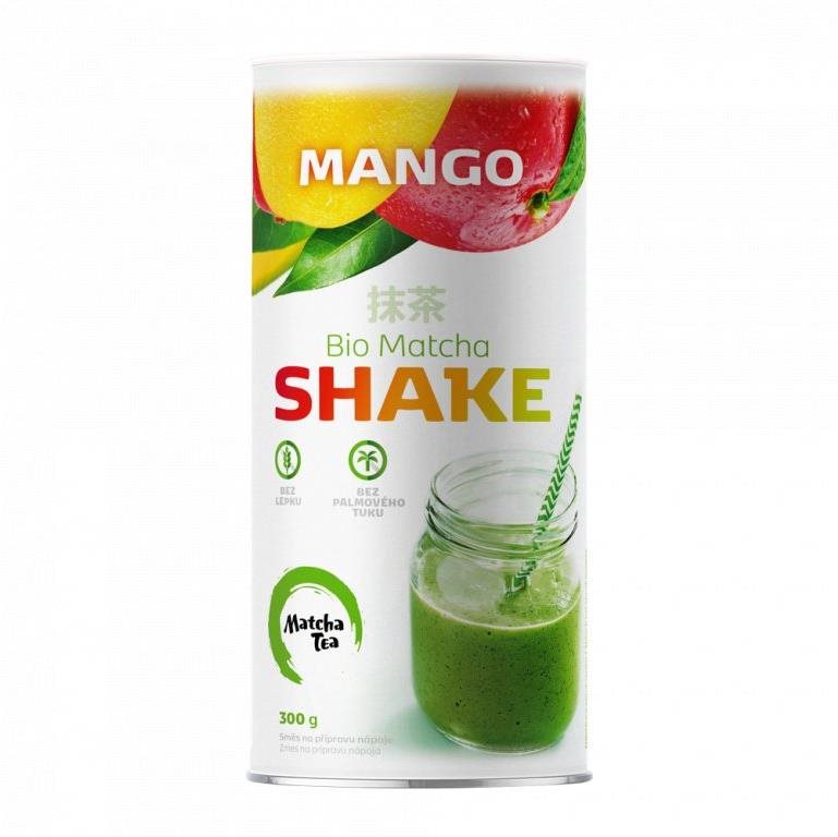 Matcha Tea Bio shake 300 g, mango Sportovní nápoj
