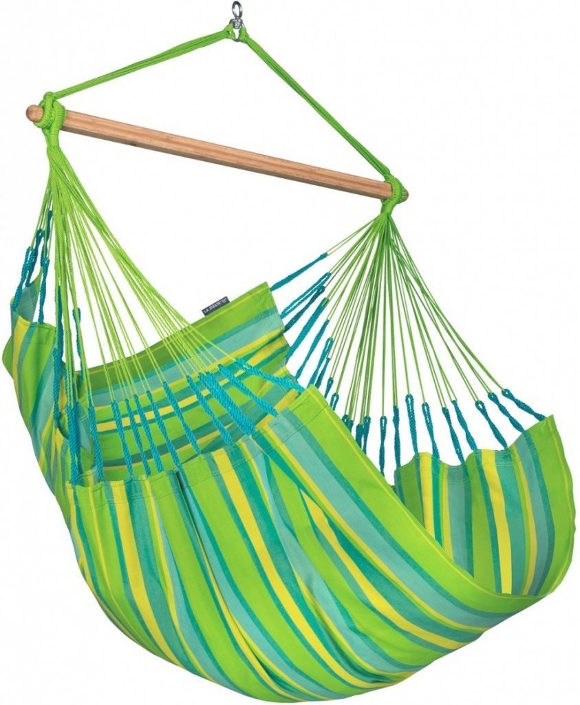 La Siesta Závesné kreslo Domingo Comfort lime Závesné kreslo