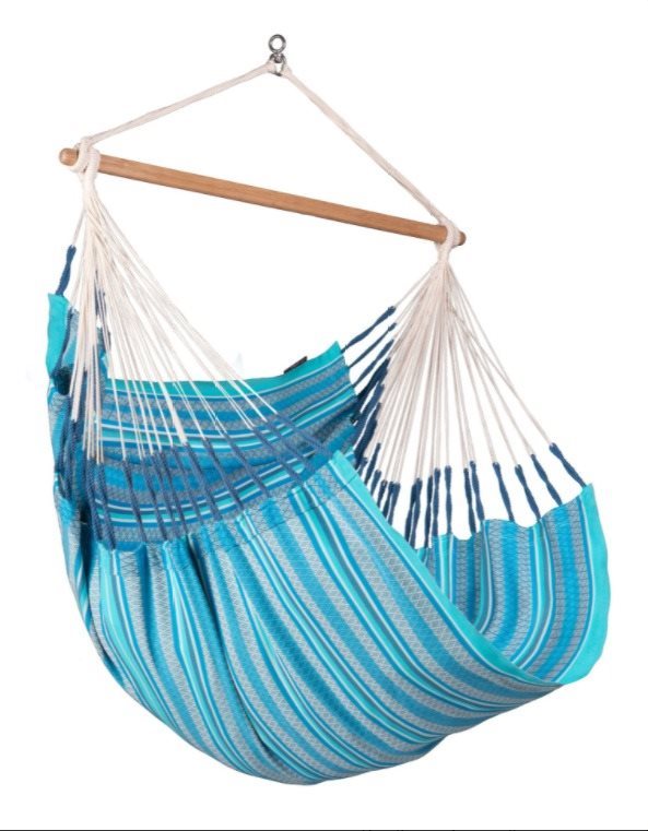 La Siesta Závesné kreslo Habana Comfort azure Závesné kreslo