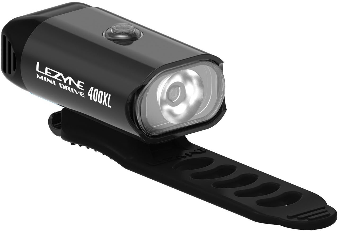 Lezyne MINI DRIVE 400 BLK/HI GLOSS Svetlo na bicykel