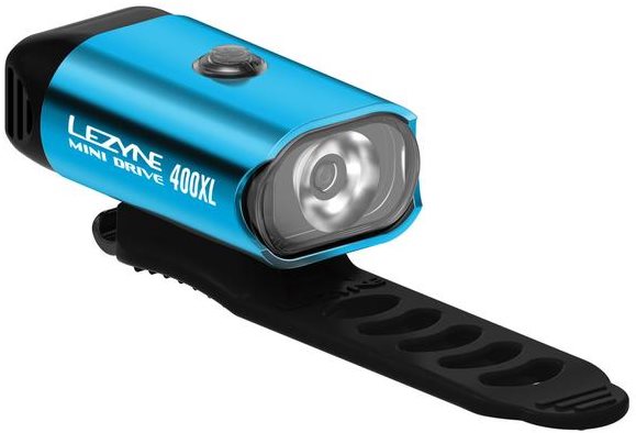 Lezyne MINI DRIVE 400 BLUE/HI GLOSS Svetlo na bicykel