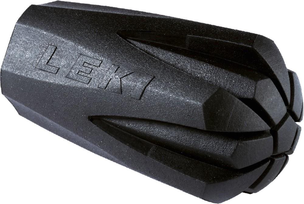 Leki Rubber Pad Trekking, black Koncovka
