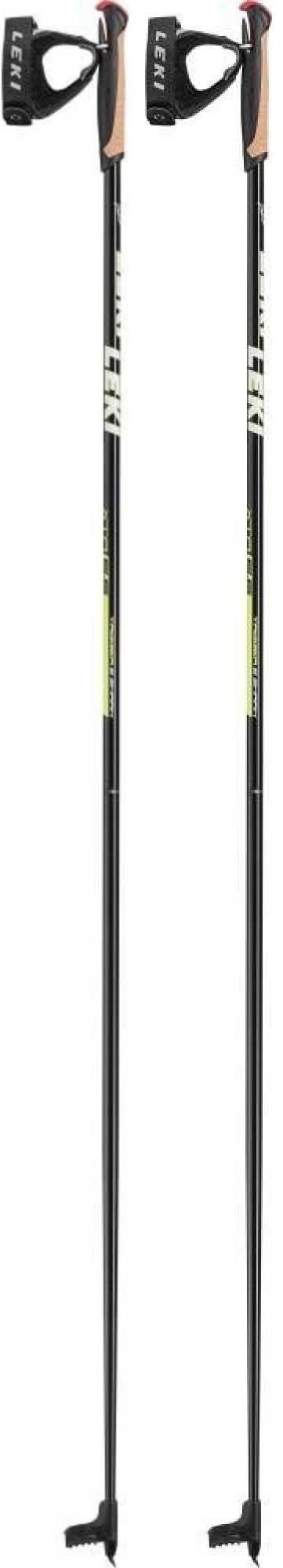 Leki XTA 5.5, black-neonyellow-white, 135 cm Palice na bežky