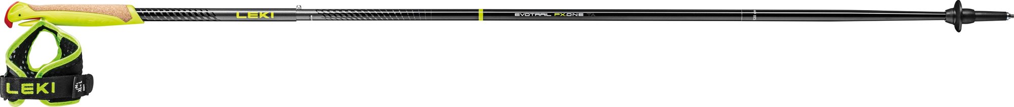 Leki Evotrail FX.One TA black-neonyellow-dark anthracite 125 cm...