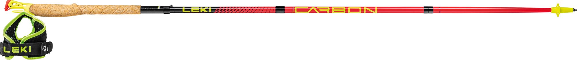Leki Ultratrail FX.One bright red-black-neonyellow 125 cm...