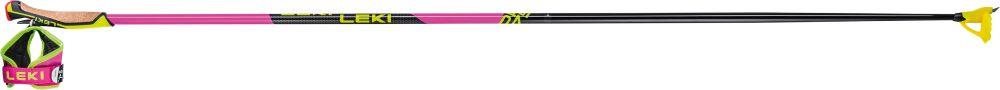 Leki PRC 750 neonpink-neonyellow-black 145 cm Bežecké palice