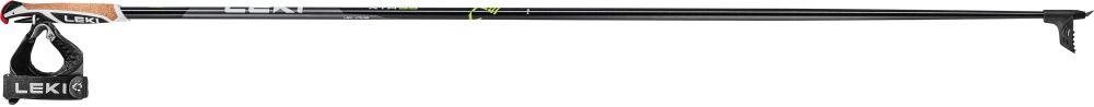 Leki XTA 5.5 black-white-neonyellow 130 cm Palice na bežky