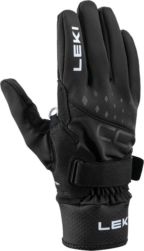 Leki CC Shark black  7.5 Lyžiarske rukavice