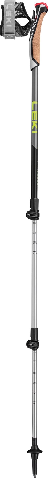Leki Traveller Alu black-silvergray-neonyellow 90 – 130 cm Nordic...