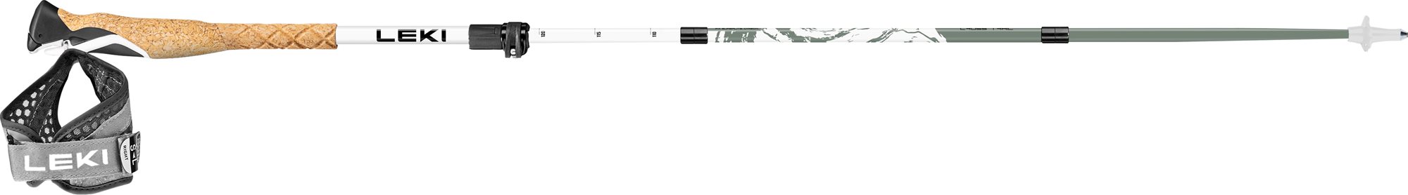 Leki Cross Trail FX Superlite, white-envy-black, 110 – 130 cm...
