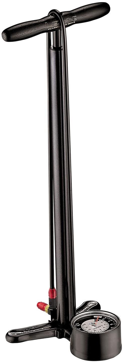 Lezyne Classic Floor Drive Metallic Black Hustilka