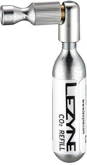 Lezyne Trigger Drive CO2 Silver/HI Gloss + 16 g bombička Hustilka