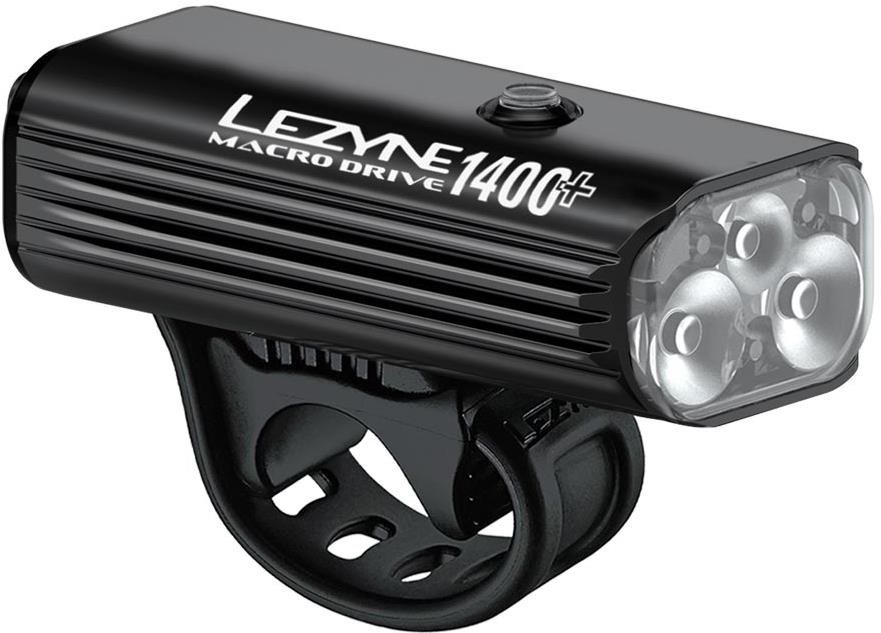 Lezyne Macro Drive 1400+ Front Satin Black Kerékpár lámpa