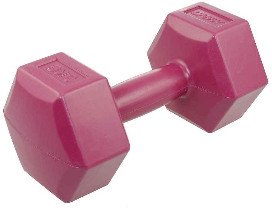 LIFEFIT vinylová 1× 3 kg Činka