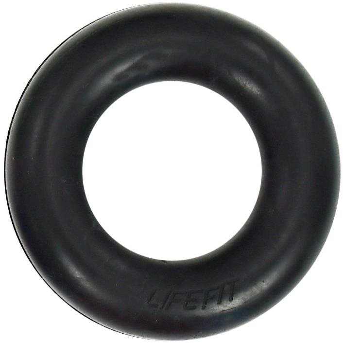 LIFEFIT RUBBER RING čierny Posilňovač