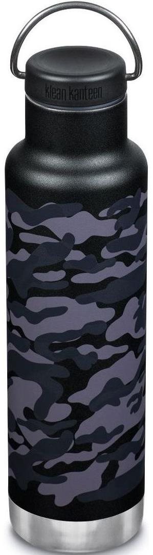 Klean Kanteen Insulated Classic w/Loop Cap, black camo, 592 ml...