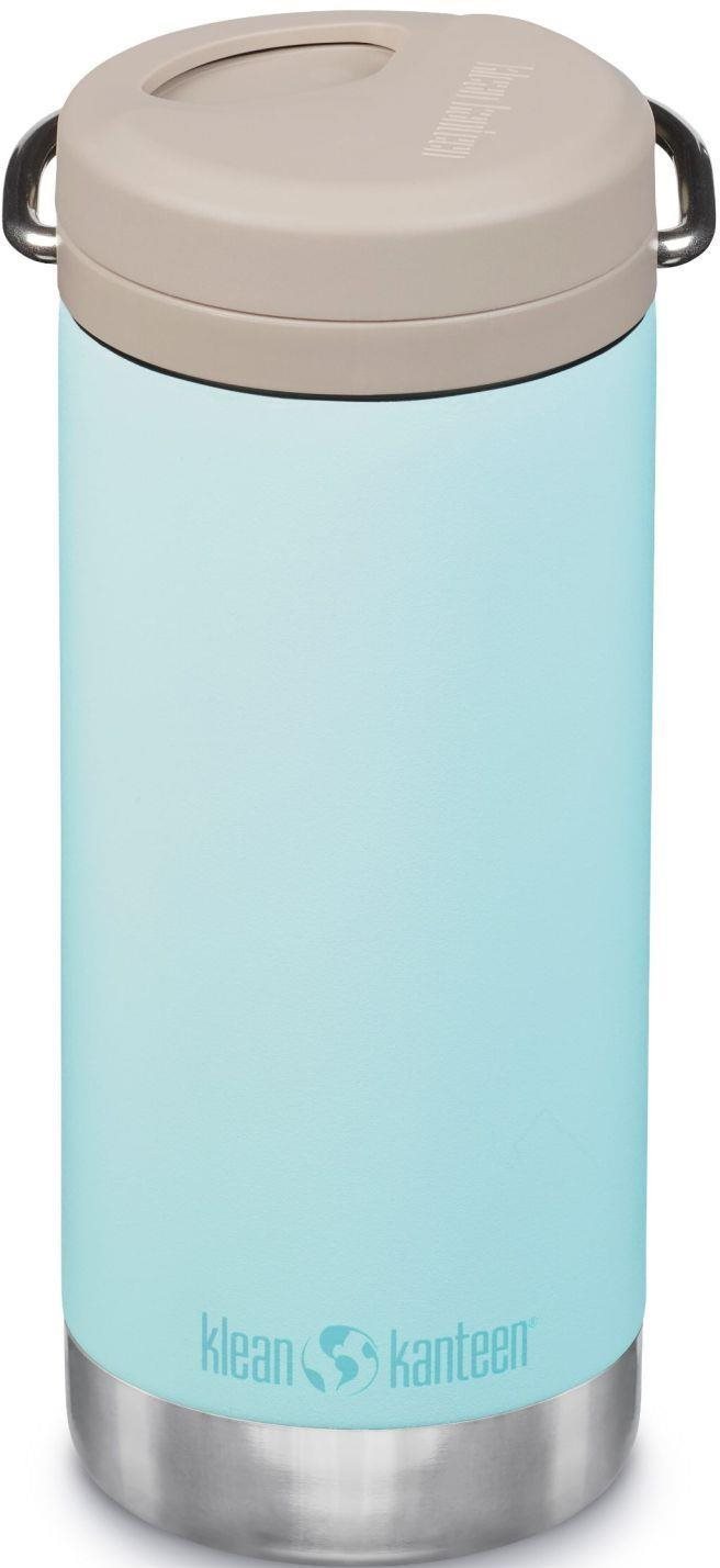 Klean Kanteen TKWide termoska w/Twist Cap, blue tint, 355 ml Termoska