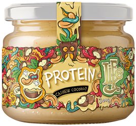 Lifelike PROTEIN cashew coconut white chocolate 300 g Orechový krém