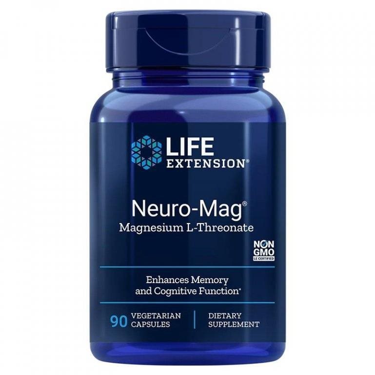 Life Extension Neuro-Mag® Magnesium L-Threonate, 90 kapslí Hořčík