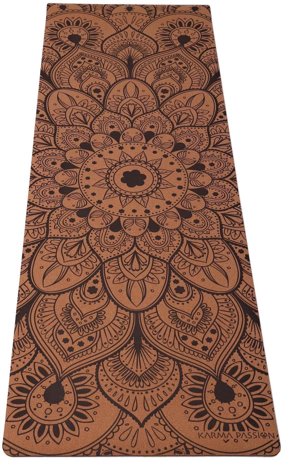 Cork Yoga Mat Mandala Boho 4mm Jogamatka