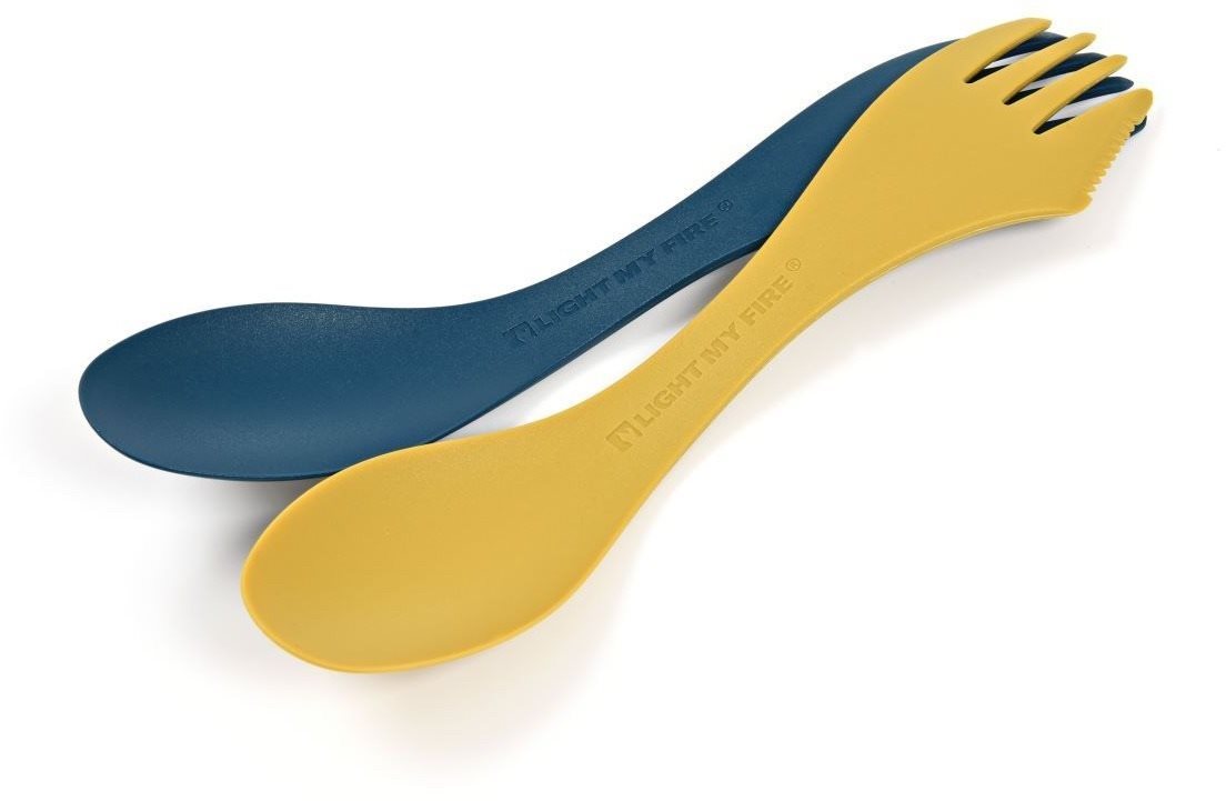 Light My Fire Spork medium 2-pack mustyyellow/hazyblue Príbor