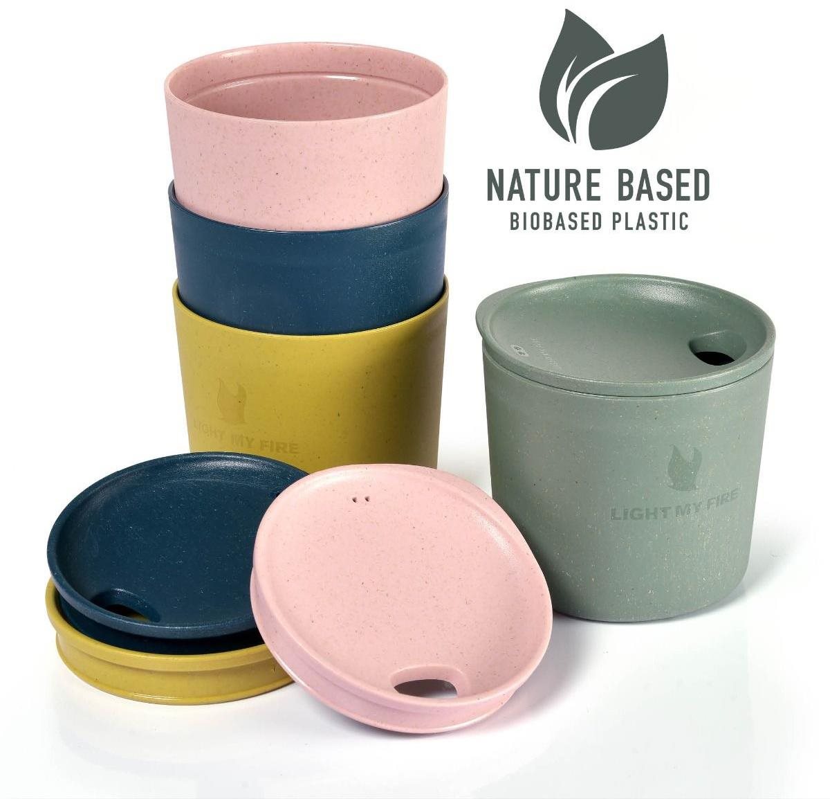 Light My Fire MyCup´n Lid short 4-pack nature Bögre