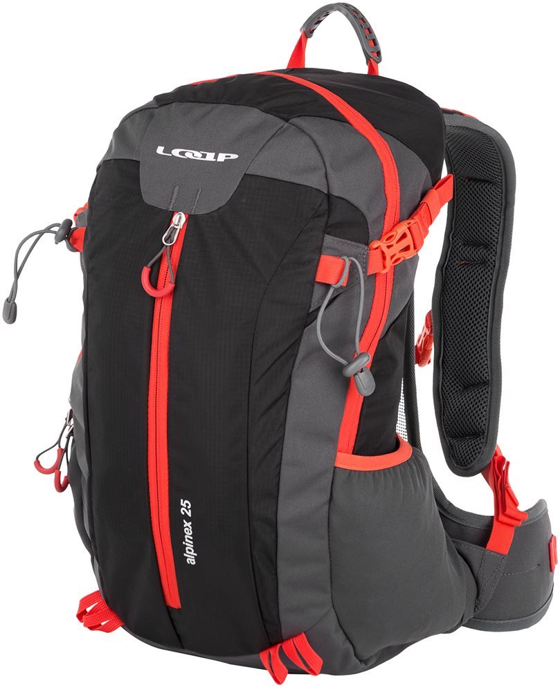 Loap Alpinex 25 black/red Túrahátizsák